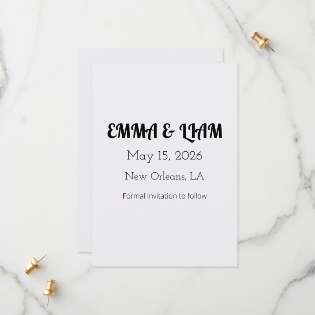 Minimalist White Welcome Sign Template (Front/Back In Situ)