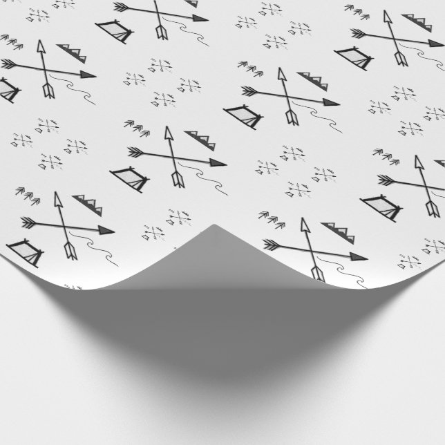 Minimalist Wilderness Wrapping Paper (Corner)