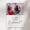 Minimalist Will you be my bridesmaid photo card