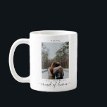 Minimalist Will you be my Maid of Honour Photo Chi Coffee Mug<br><div class="desc">Modern,  simple,  minimal Maid of honour proposal coffee mug with custom photo.</div>
