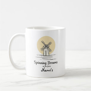 Minimalist Windmill Farmhouse Mug