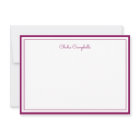 Minimalist wine red, 2 Borders, signature