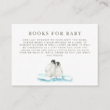 Minimalist Winter Arctic Baby Shower Invitation