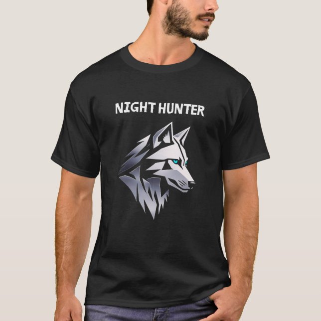 Minimalist Wolf Head Logo T-Shirt  (Front)
