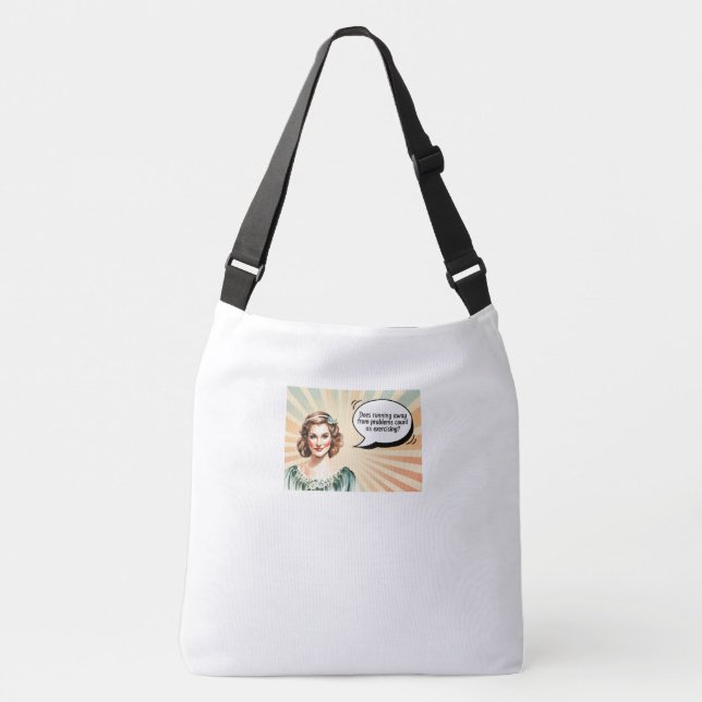 Minimalist Women's Funny Quote Tote (Front)