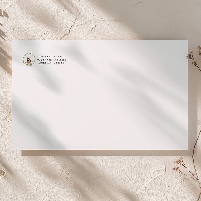 Minimalist Woodland Return Address Label (Creator Uploaded)