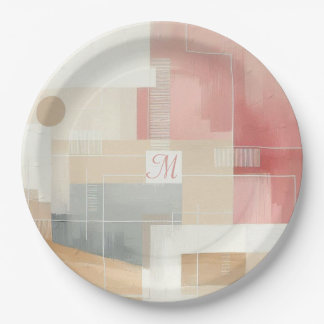 Minimalist World Paper Plate