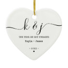 Minimalist Year We Got Married Names & Photo