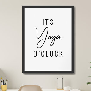 Minimalist Yoga Art – Customisable Inspirational Poster