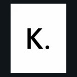 Minimalist Your Initial Alphabet Geo Font Print<br><div class="desc">Minimalist Your Initial Alphabet Geo Font Print</div>