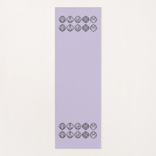 Minimalist Zen Buddhist Mudras Yoga mat