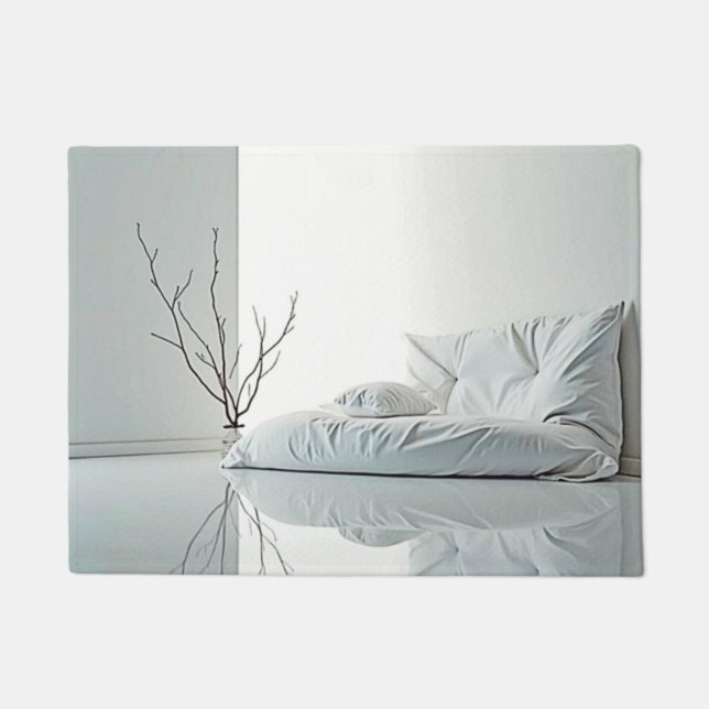 Minimalist Zen Interior Design Doormat (Front)