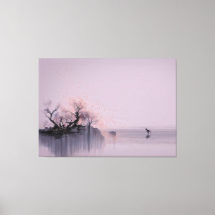 Minimalist Zen Landscape  Canvas Print
