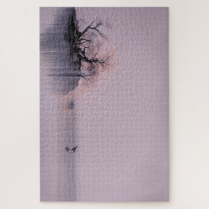 Minimalist Zen Landscape  Jigsaw Puzzle