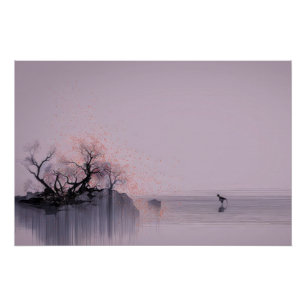 Minimalist Zen Landscape Poster
