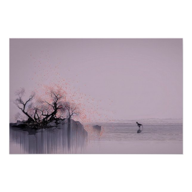 Minimalist Zen Landscape  Poster (Front)