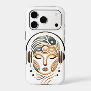 Minimalist Zen Music Goddess Geometric Abstract