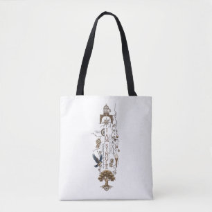 Minimalist Zen Symbolism Artistic T-Shirt) Tote Bag