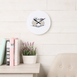 minimalistful Arctic Tern Love Clock