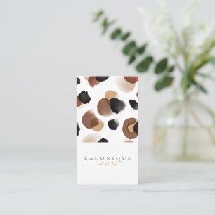 Minimalistic Abstract Leopard Business Card