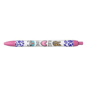 Minimalistic art design Nurse  Black Ink Pen