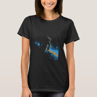 Minimalistic Astronaut in Space Astronomy Planets T-Shirt