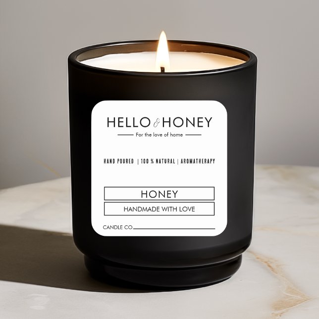"Minimalistic Candle Label Sticker | Custom Modern (Creator Uploaded)