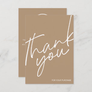 Minimalistic Cards Small Business Thank You Cards