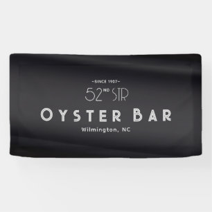 Minimalistic Deco Style   Black Pearl Banner