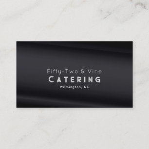 Minimalistic Deco Style   Black Pearl Business Card