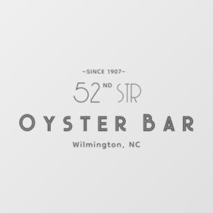 Minimalistic Deco Style   Gray  Window Cling