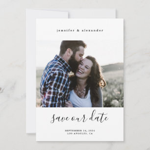 Minimalistic Elegant Save the Date