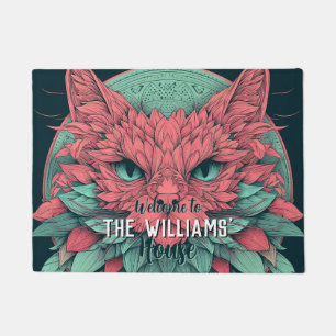 Minimalistic Fatcat New Home Decor Outdoor Doormat