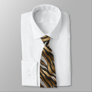 Minimalistic Fathers Day Animal Print Tie