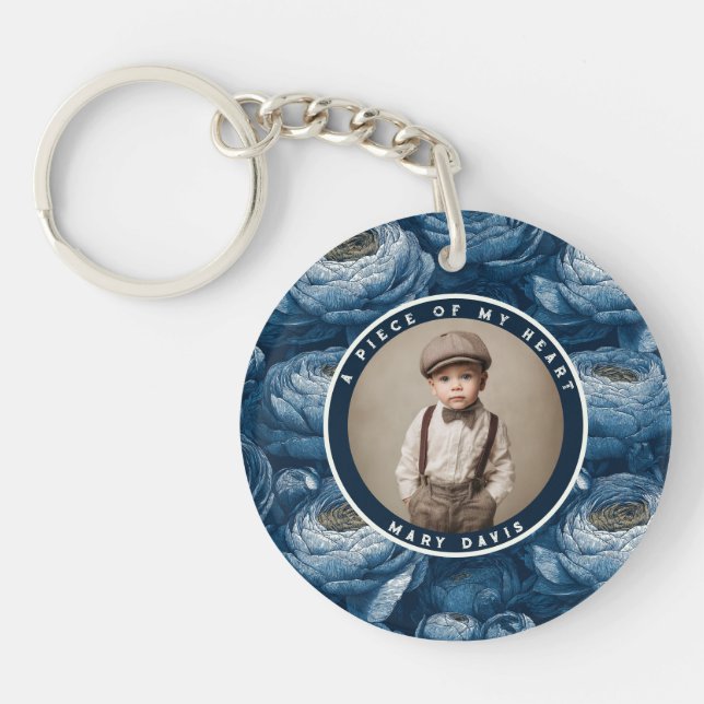Minimalistic Father'S Day Gift Ideas Photo  Key Ring (Front)