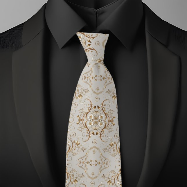 Minimalistic Floral Pattern  Tie (Creator Uploaded)