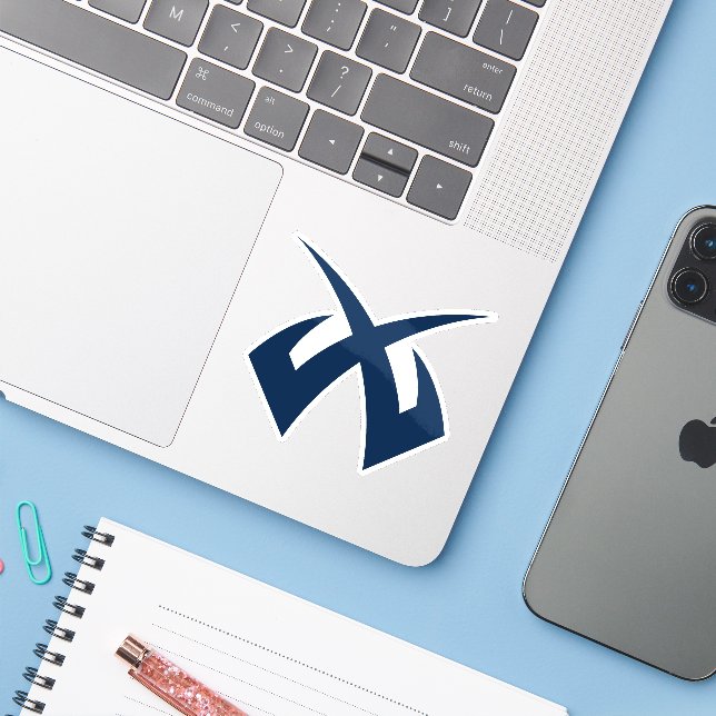 Minimalistic Gaming Letter X Monogram (Laptop w/ iPhone)