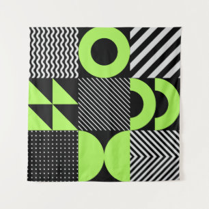Minimalistic geometric, Scandinavian vintage patte Tapestry