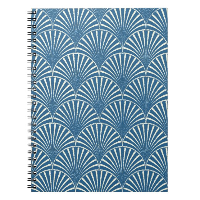 Minimalistic geometric seamless pattern notebook (Front)