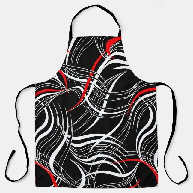 Minimalistic Geometric: Simple Artwork Pattern Apron (Front)