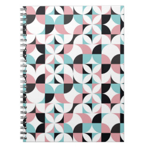 Minimalistic geometry, Scandinavian style artwork. Notebook