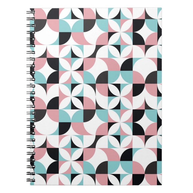 Minimalistic geometry, Scandinavian style artwork. Notebook (Front)