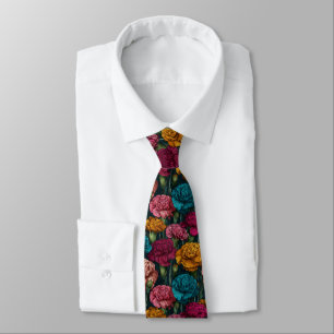 Minimalistic Gifts For Dad Carnation Floral Tie