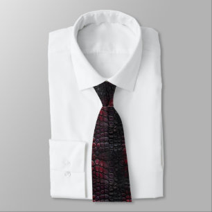 Minimalistic Gifts For Guys Crocodile Print Tie
