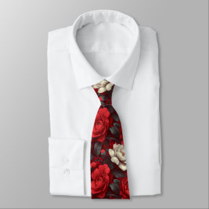 Minimalistic Gifts For Husband Gardenias Floral Tie