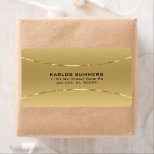 Minimalistic gold background metallic look acrylic