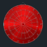 Minimalistic Metallic Red Texture Dartboard<br><div class="desc">Elegant metallic red texture brushed aluminium look.
Minimalistic simple modern,  slick design.</div>