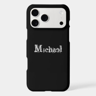 Minimalistic modern monogram name black white