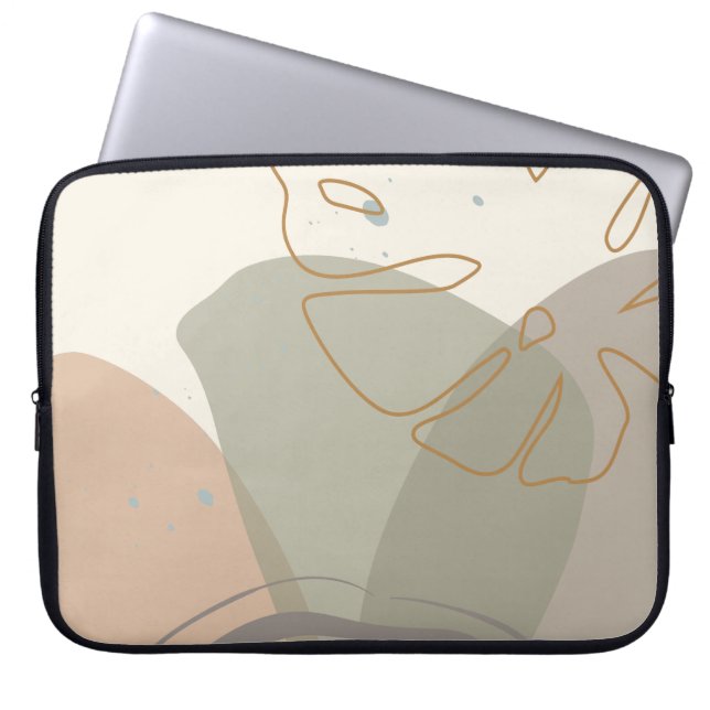 Minimalistic Nature #digitalart #nature Laptop Sleeve (Front)