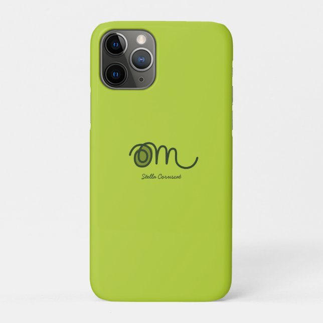 Minimalistic Om Handwritten Personalized Case-Mate iPhone Case (Back)
